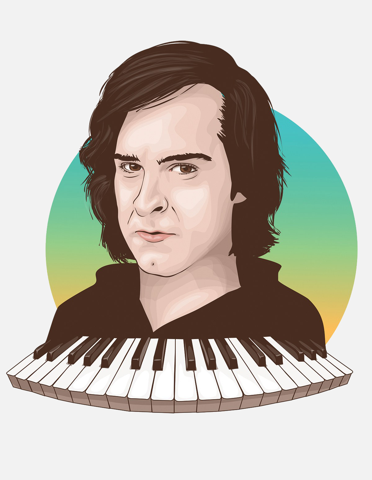 QI Magazine illustration of Sassetti by FalcaoLucas