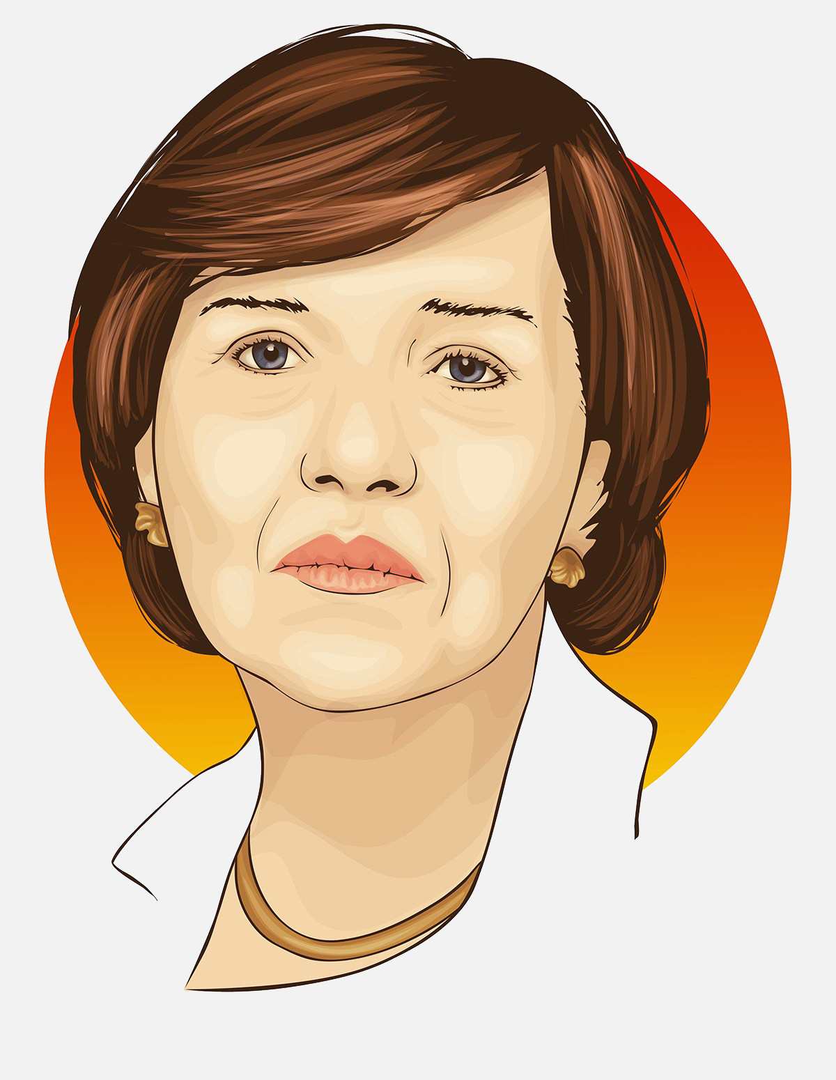 QI Magazine illustration of Nogueira Pinto by FalcaoLucas