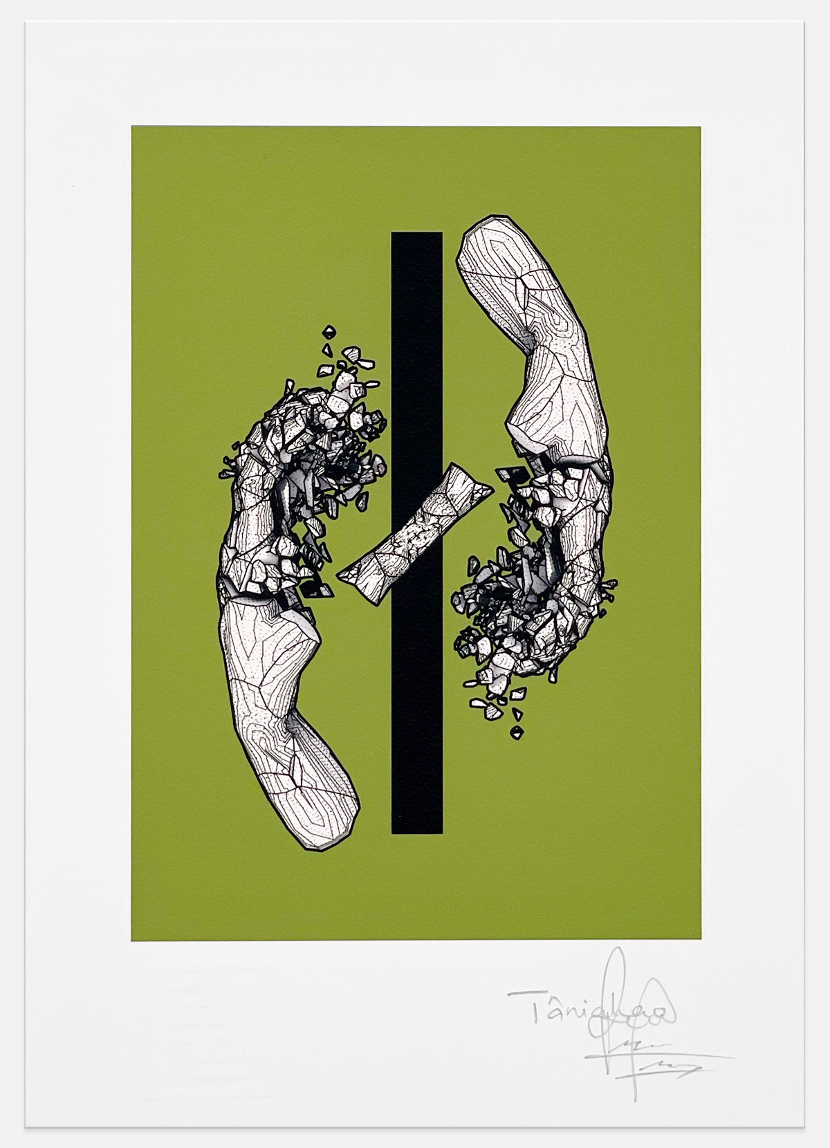 enlightenment art print: 3th stage of Love